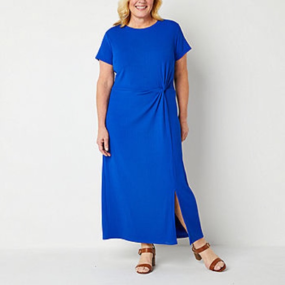 Brand New Liz Claiborne Short Sleeve A-Line Dress